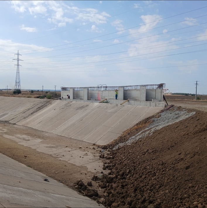 Lucrare hidrotehnică din beton